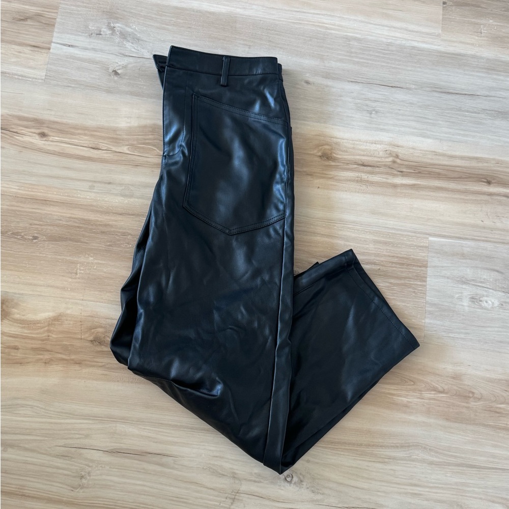 Black Leather Pants